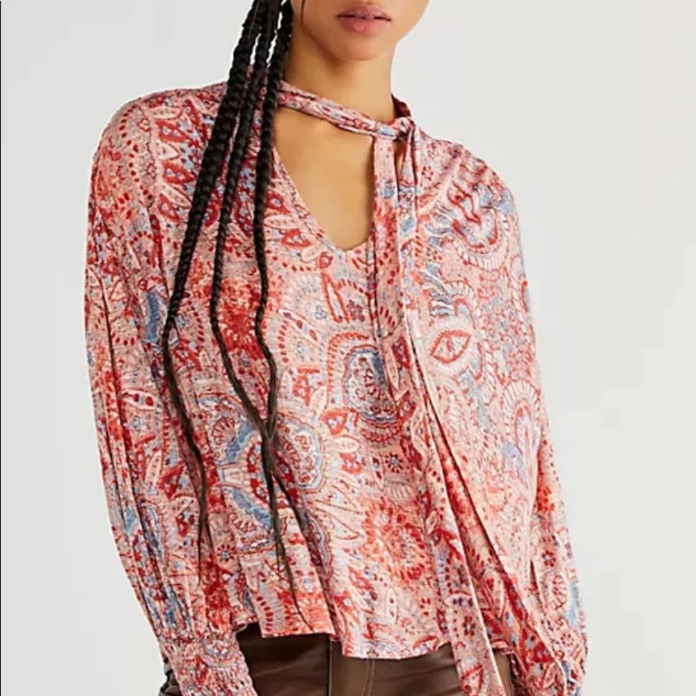 Free People Vista Dreams Blouse, size XL